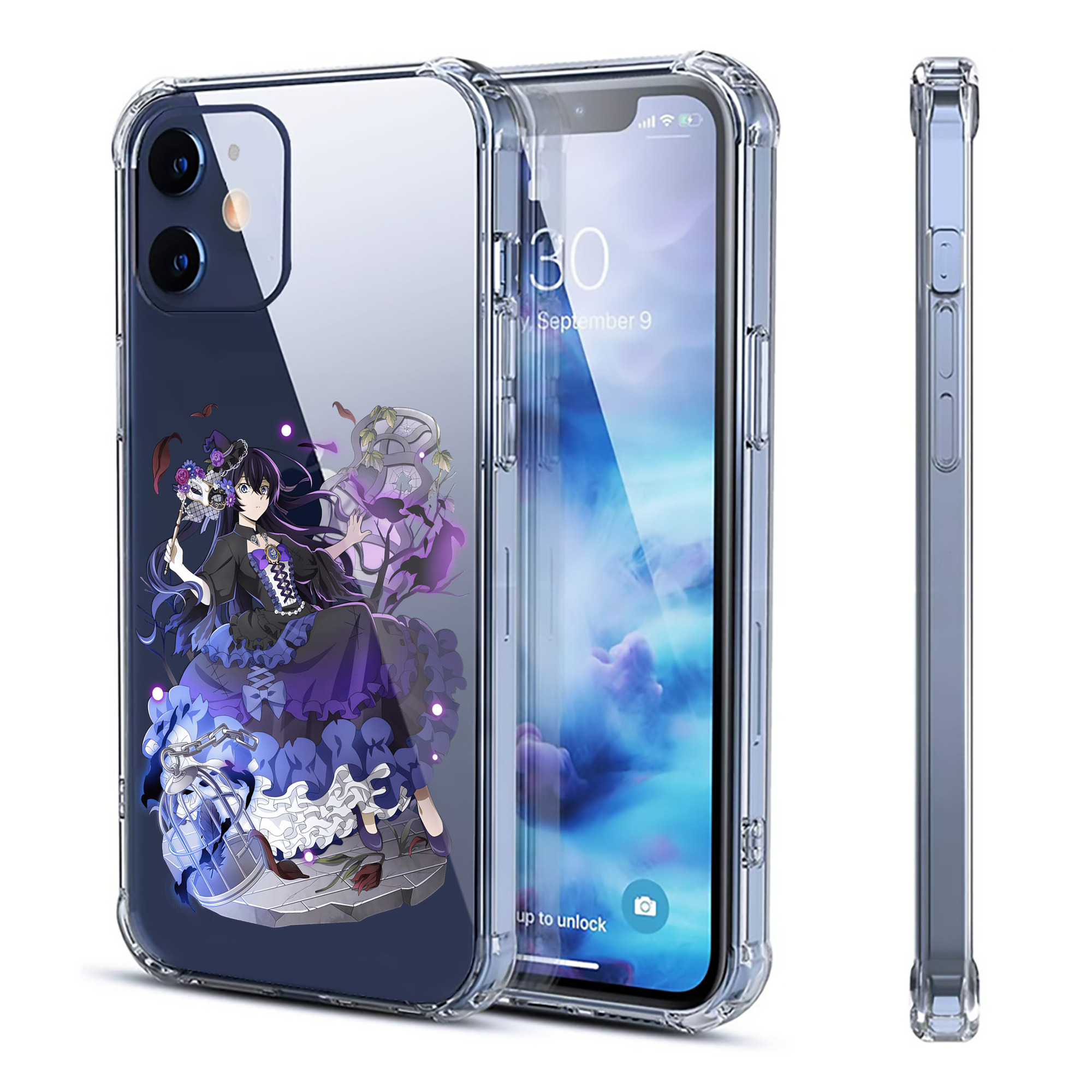 （画像用） 文豪ストレイドッグス Bungo Stray Dogs 【iPhone 12シリーズ対応】透明スマホケース（クリアソフトケース）